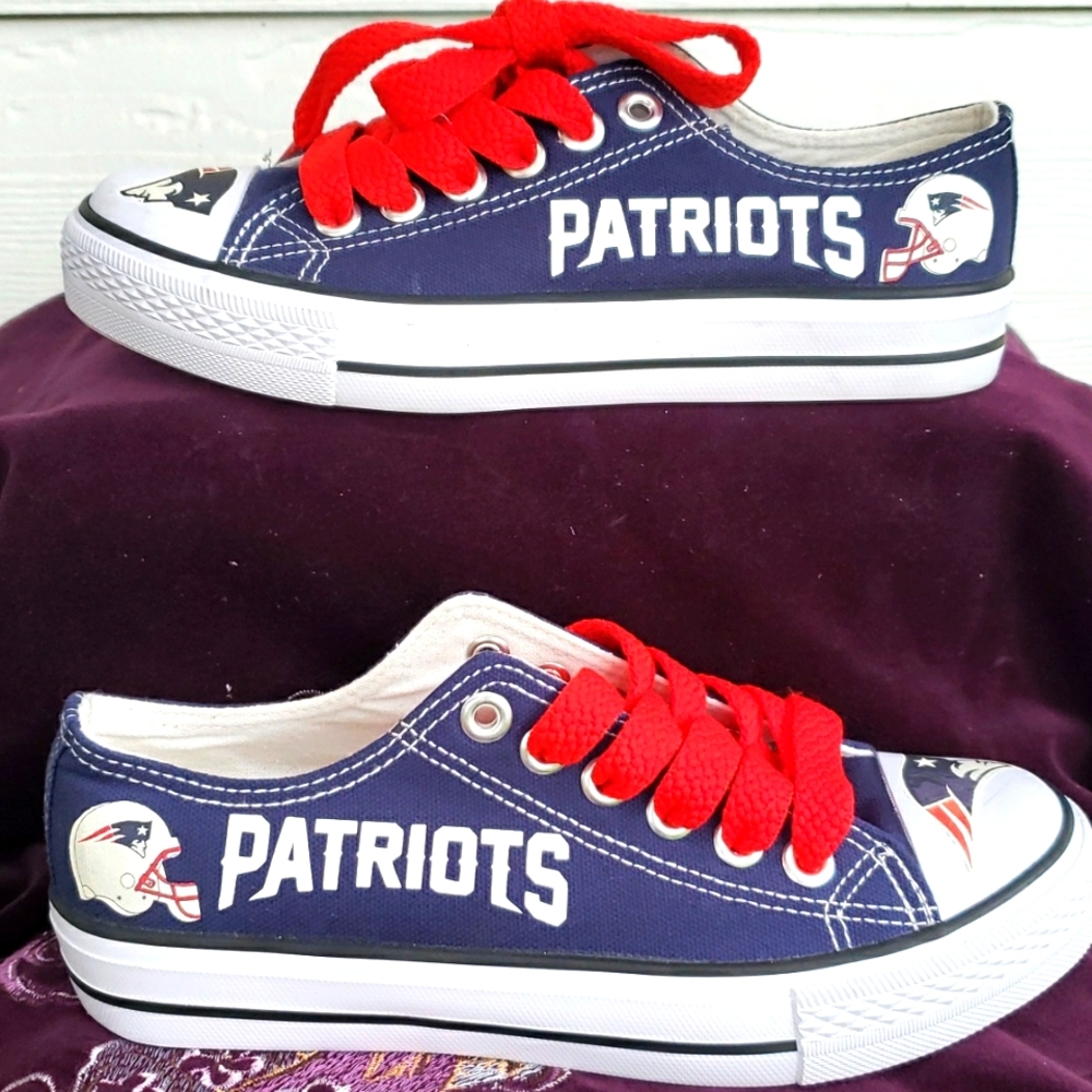 BNWoT MENGSAI NFL Patriots Sneaker Kicks (5)-$25 for 2 | Shoe Sale Promo | Items